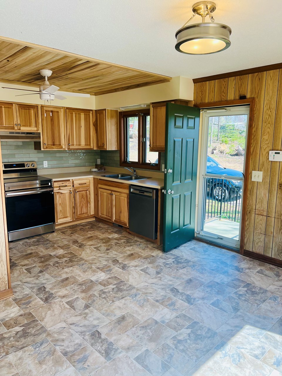 kitchen from dining area